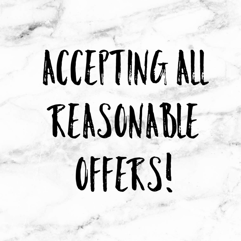 Offers are welcome!